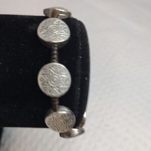 🦋 Silver Coin Bracelet